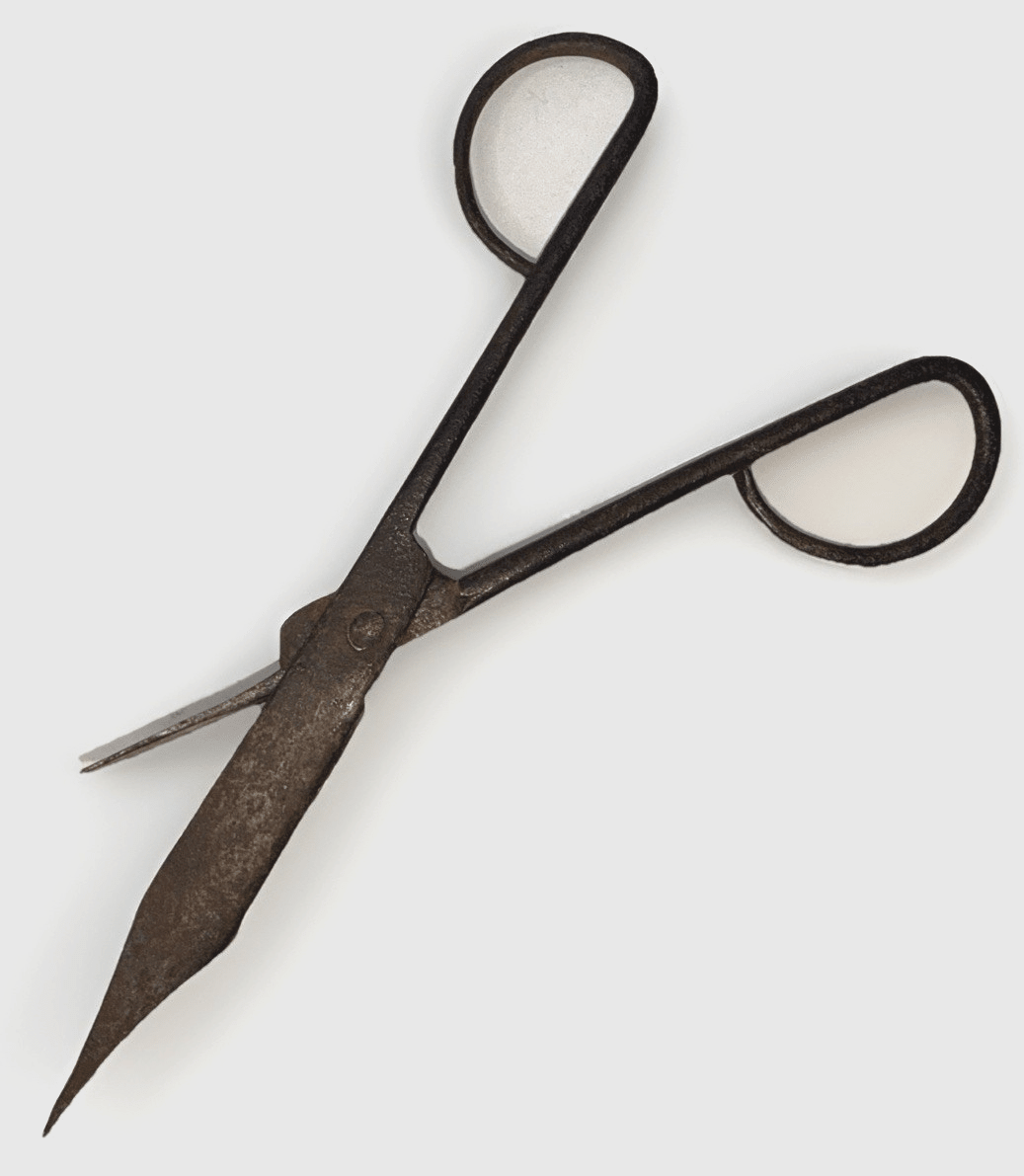 Primitive Wrought Iron Wick Trimmer / Snuffer Shears 6 5/8" - AntiquesEtceteraPrimitive Wrought Iron Wick Trimmer / Snuffer Shears 6 5/8"UnbrandedAntiquesEtcetera