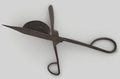 Primitive Wrought Iron Wick Trimmer / Snuffer Shears 6 5/8" - AntiquesEtceteraPrimitive Wrought Iron Wick Trimmer / Snuffer Shears 6 5/8"UnbrandedAntiquesEtcetera