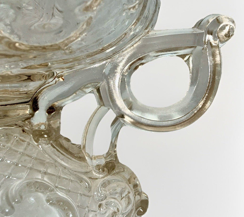 Princess Feather Footed Hand Oil Lamp Kerosene Unusual Variation of Handle THURO - AntiquesEtceteraPrincess Feather Footed Hand Oil Lamp Kerosene Unusual Variation of Handle THUROAntiqueAntiquesEtcetera