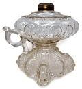 Princess Feather Footed Hand Oil Lamp Kerosene Unusual Variation of Handle THURO - AntiquesEtceteraPrincess Feather Footed Hand Oil Lamp Kerosene Unusual Variation of Handle THUROAntiqueAntiquesEtcetera