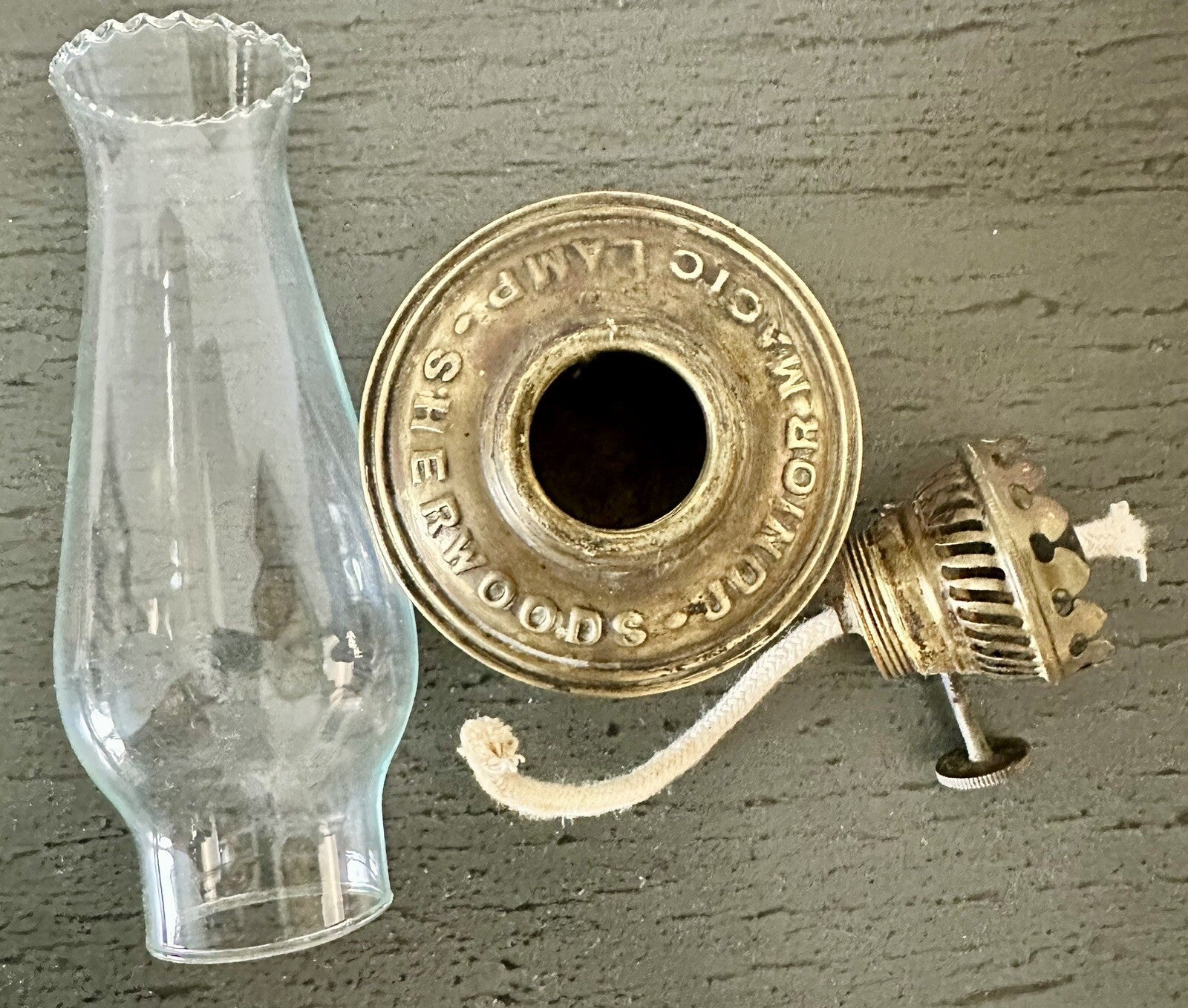 RARE Antique Sherwood's Junior Magic Lamp Oil Kerosene Birmingham - w/ Burner - AntiquesEtceteraRARE Antique Sherwood's Junior Magic Lamp Oil Kerosene Birmingham - w/ BurnerSherwoodAntiquesEtcetera
