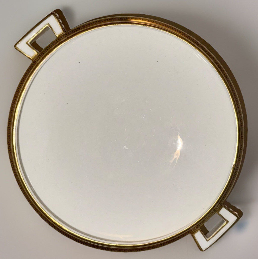 Royal Cauldon H8713 Porcelain Serving Bowl & Gravy Boat Greek Key Gold No Lids - AntiquesEtceteraRoyal Cauldon H8713 Porcelain Serving Bowl & Gravy Boat Greek Key Gold No LidsRoyal CauldonAntiquesEtcetera