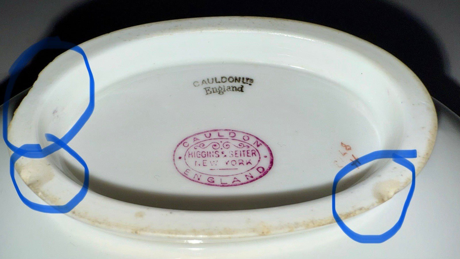 Royal Cauldon H8713 Porcelain Serving Bowl & Gravy Boat Greek Key Gold No Lids - AntiquesEtceteraRoyal Cauldon H8713 Porcelain Serving Bowl & Gravy Boat Greek Key Gold No LidsRoyal CauldonAntiquesEtcetera