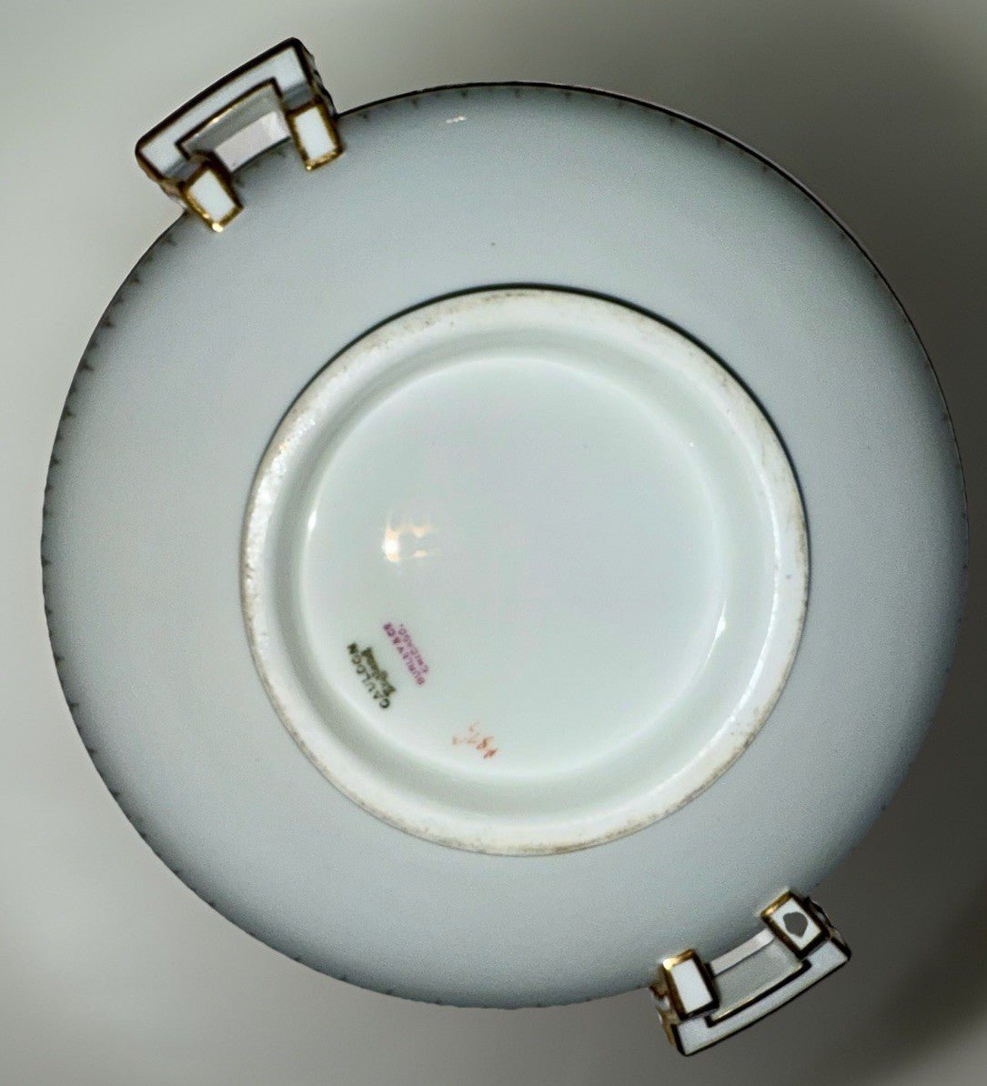 Royal Cauldon H8713 Porcelain Serving Bowl & Gravy Boat Greek Key Gold No Lids - AntiquesEtceteraRoyal Cauldon H8713 Porcelain Serving Bowl & Gravy Boat Greek Key Gold No LidsRoyal CauldonAntiquesEtcetera