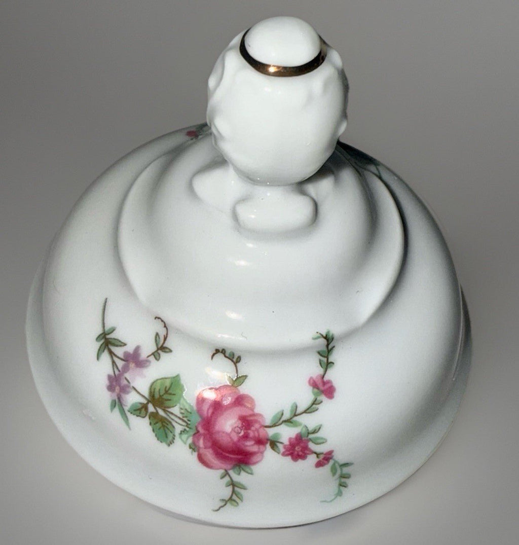 Royal Kent Coffee Pot with Lid Bavarian Moss Rose Gold Trim & Embossed Rim RKT8 - AntiquesEtceteraRoyal Kent Coffee Pot with Lid Bavarian Moss Rose Gold Trim & Embossed Rim RKT8Royal KentAntiquesEtcetera