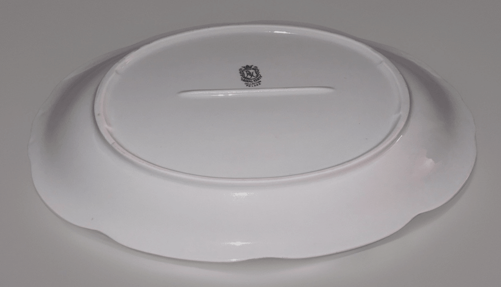 Royal Kent Oval Serving Platter Bavarian Moss Rose 13x9 Gold & Embossed Rim RKT8 - AntiquesEtceteraRoyal Kent Oval Serving Platter Bavarian Moss Rose 13x9 Gold & Embossed Rim RKT8Royal KentAntiquesEtcetera