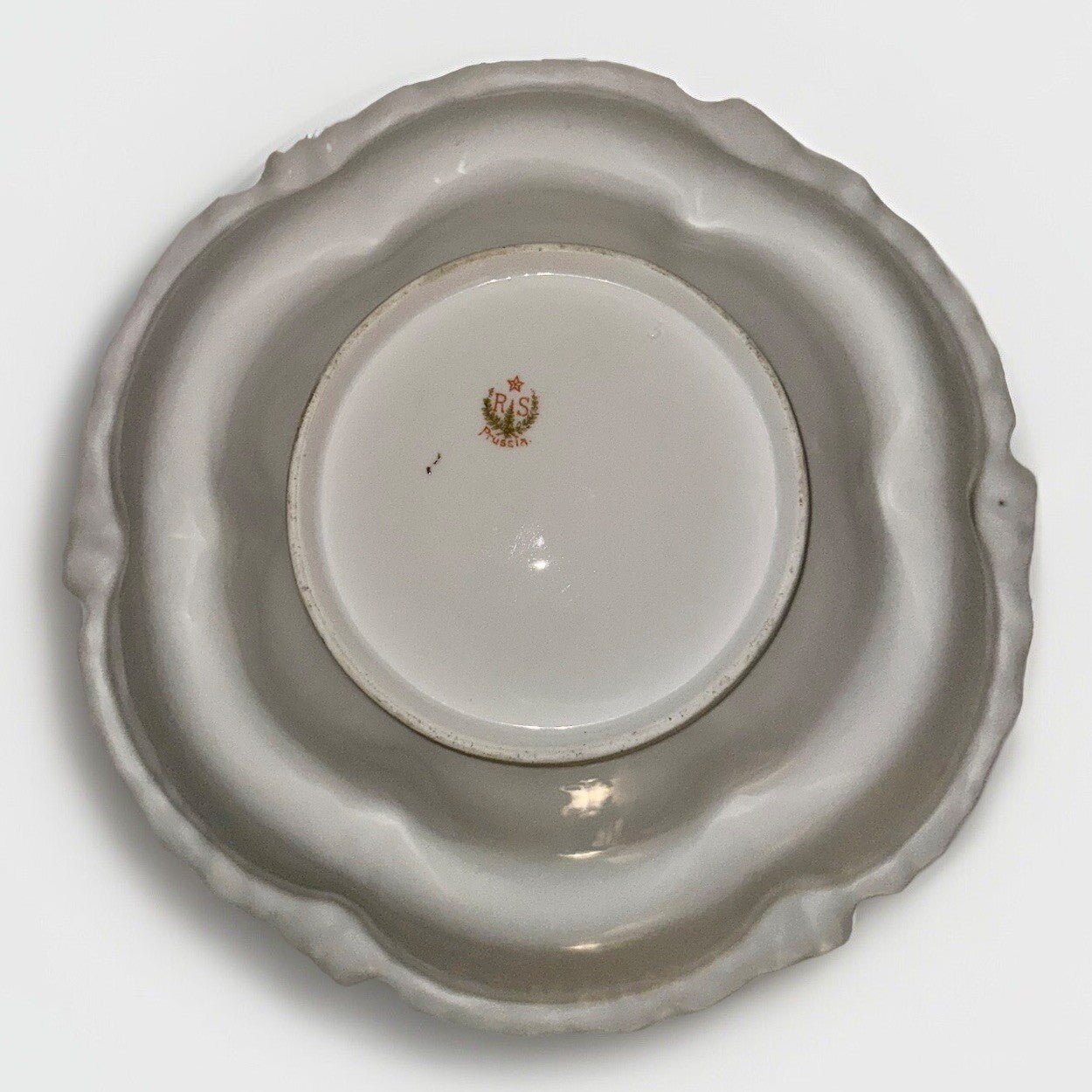 RS Prussia Serving Bowl Lush Pink & Yellow Roses Stepped Form 10 3/4" Mold 201 - AntiquesEtceteraRS Prussia Serving Bowl Lush Pink & Yellow Roses Stepped Form 10 3/4" Mold 201RS PrussiaAntiquesEtcetera