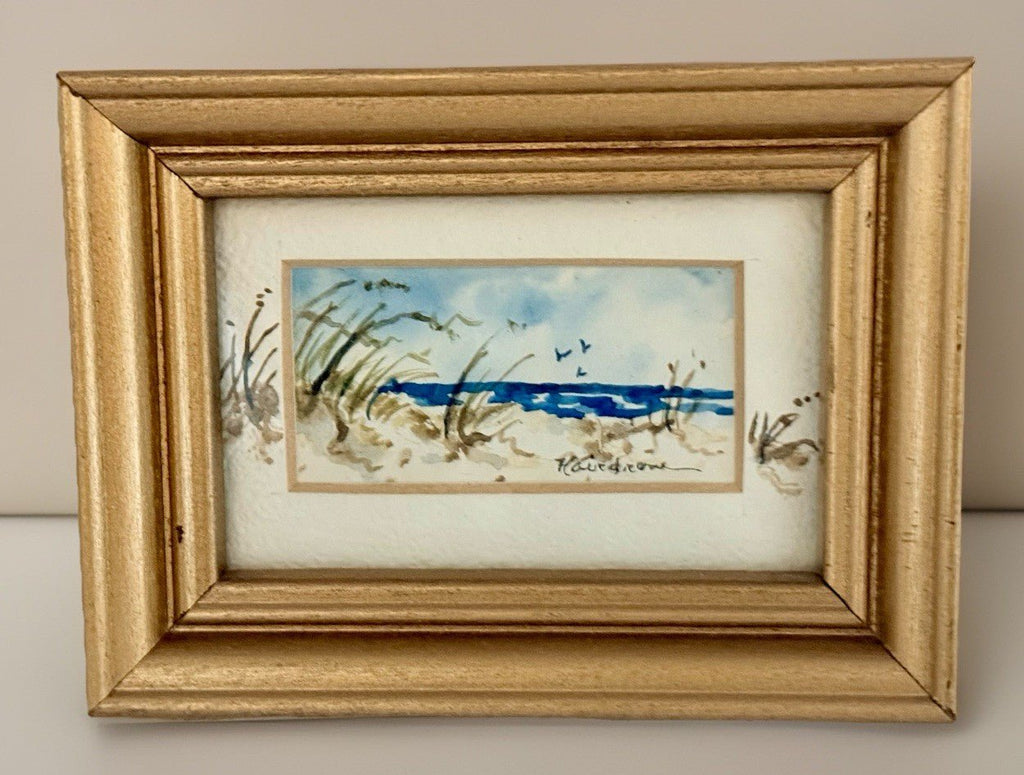 Sarah Hairgrove Signed San Antonio Riverwalk Watercolor Miniature - AntiquesEtceteraSarah Hairgrove Signed San Antonio Riverwalk Watercolor MiniatureAntiquesEtceteraAntiquesEtcetera