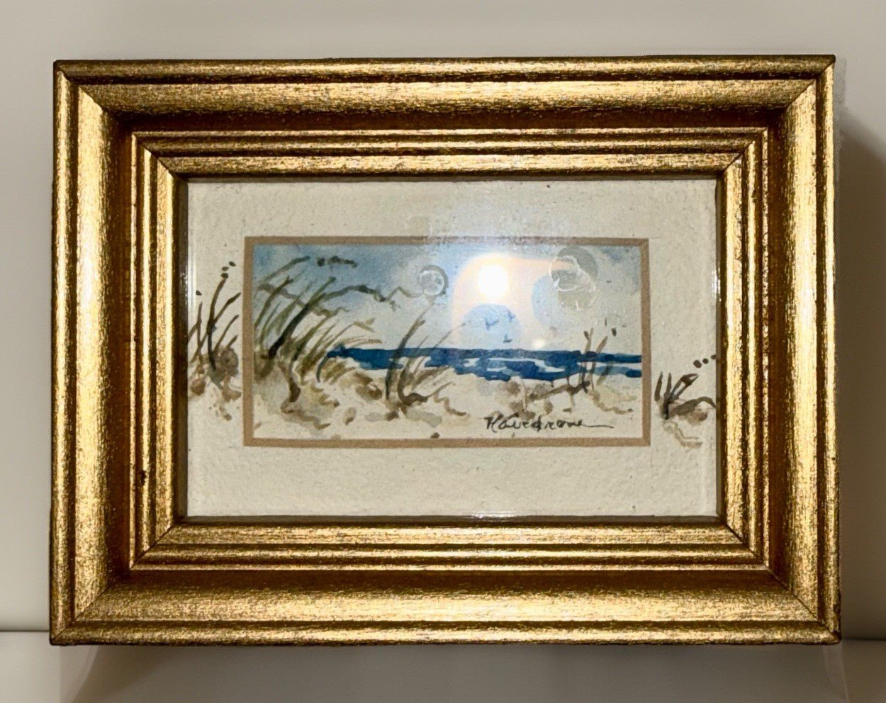 Sarah Hairgrove Signed San Antonio Riverwalk Watercolor Miniature - AntiquesEtceteraSarah Hairgrove Signed San Antonio Riverwalk Watercolor MiniatureAntiquesEtceteraAntiquesEtcetera