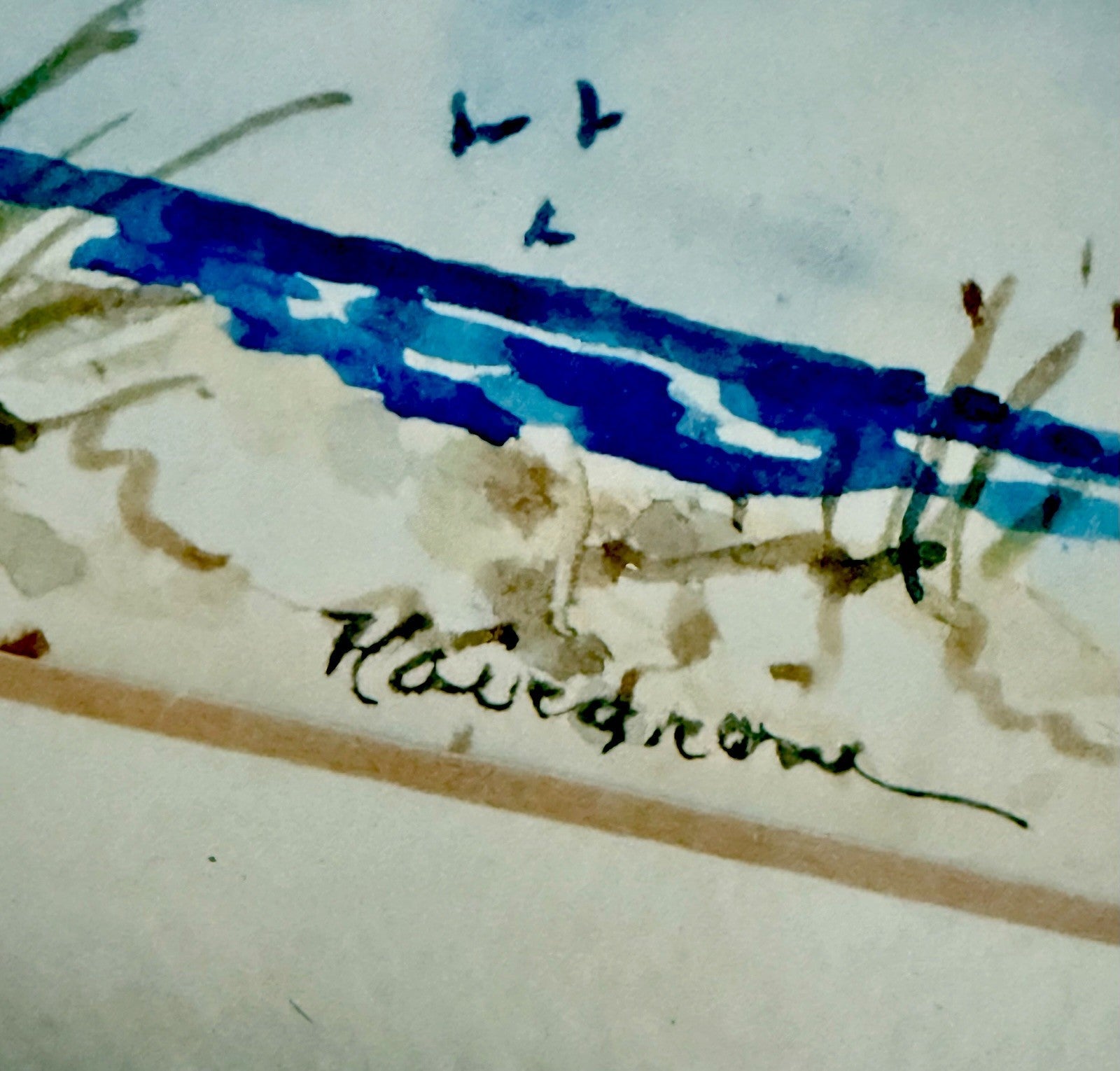 Sarah Hairgrove Signed San Antonio Riverwalk Watercolor Miniature - AntiquesEtceteraSarah Hairgrove Signed San Antonio Riverwalk Watercolor MiniatureAntiquesEtceteraAntiquesEtcetera