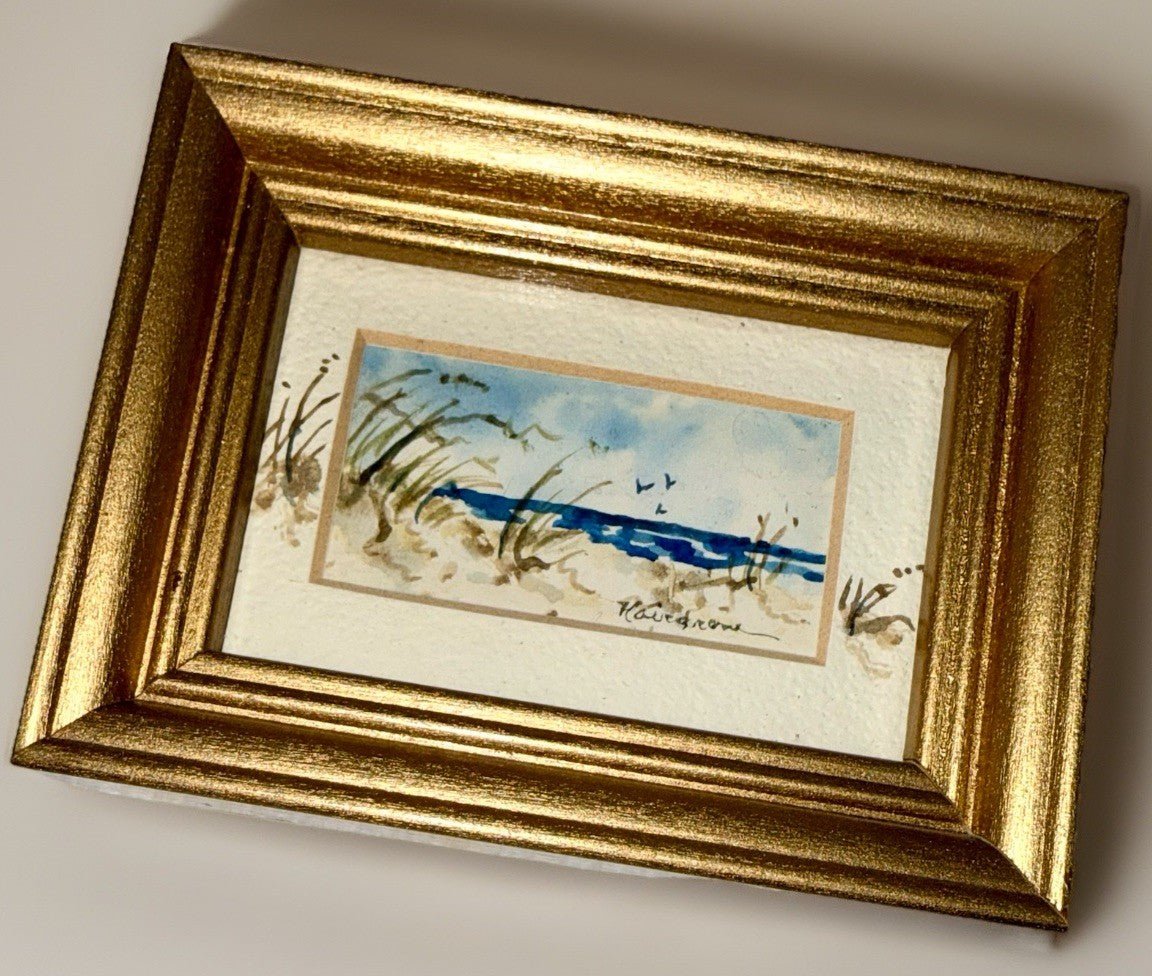 Sarah Hairgrove Signed San Antonio Riverwalk Watercolor Miniature - AntiquesEtceteraSarah Hairgrove Signed San Antonio Riverwalk Watercolor MiniatureAntiquesEtceteraAntiquesEtcetera