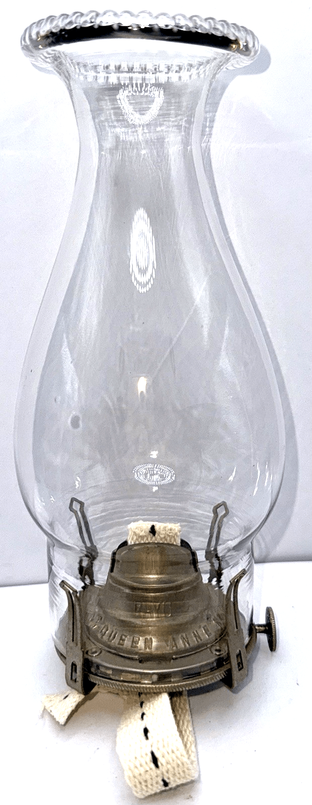 Scovill RAYO No. 1 Kerosene Oil Lamp Burner Queen Anne Wick & Pearl Top Chimney - AntiquesEtceteraScovill RAYO No. 1 Kerosene Oil Lamp Burner Queen Anne Wick & Pearl Top ChimneyAntiquesEtceteraAntiquesEtcetera