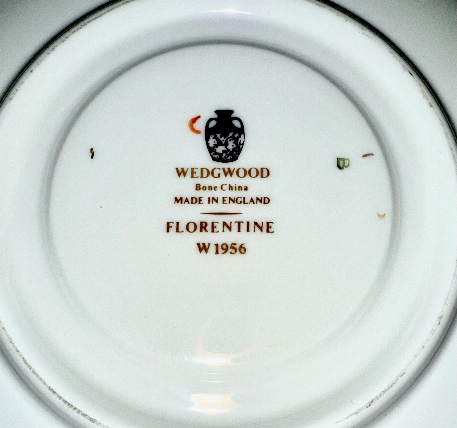 Set 2 Wedgwood Florentine Bone China Cream Soup Bowl & Saucer Griffin Bands Blue - AntiquesEtceteraSet 2 Wedgwood Florentine Bone China Cream Soup Bowl & Saucer Griffin Bands BlueWedgwoodAntiquesEtcetera