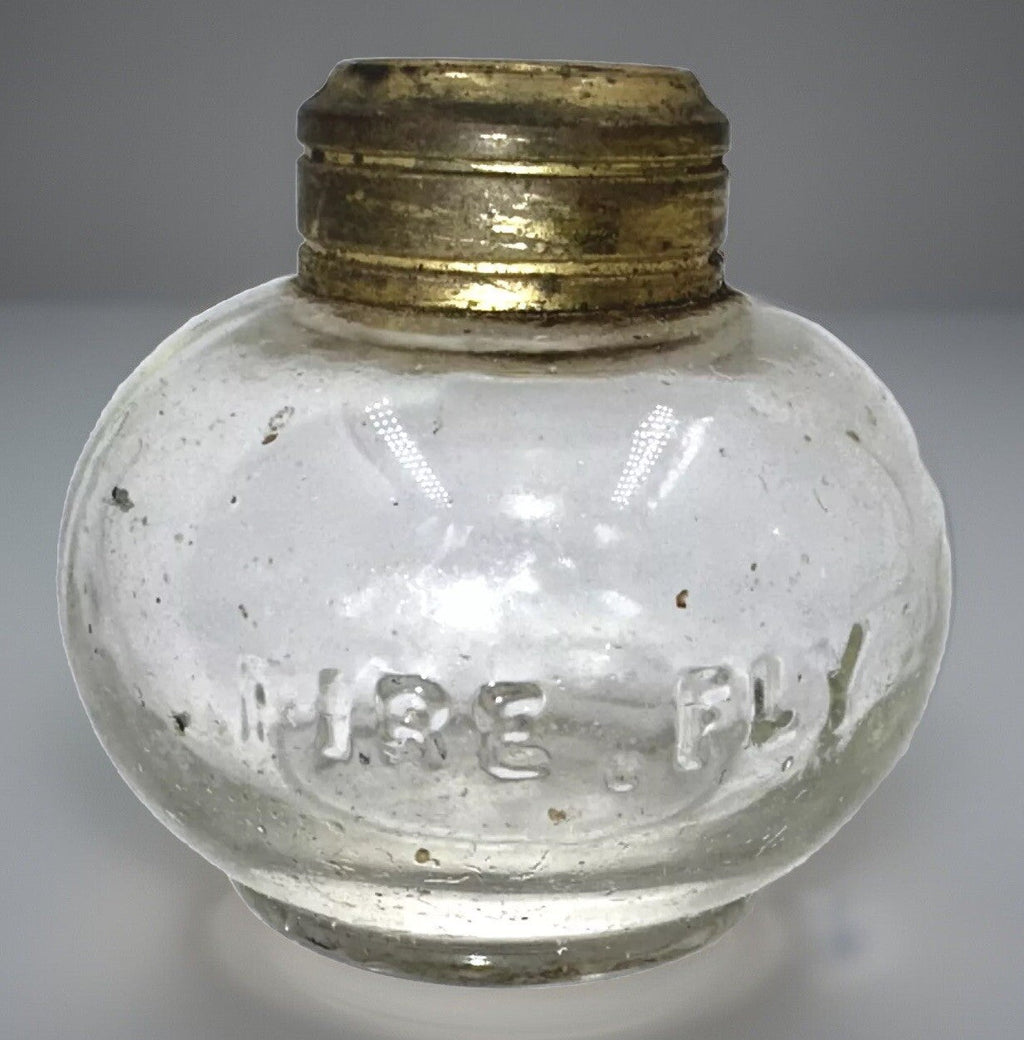 Set of 2 Antique Miniature Oil Lamps Both Marked FIRE FLY - One Quite Rare - AntiquesEtceteraSet of 2 Antique Miniature Oil Lamps Both Marked FIRE FLY - One Quite RareAntiqueAntiquesEtcetera