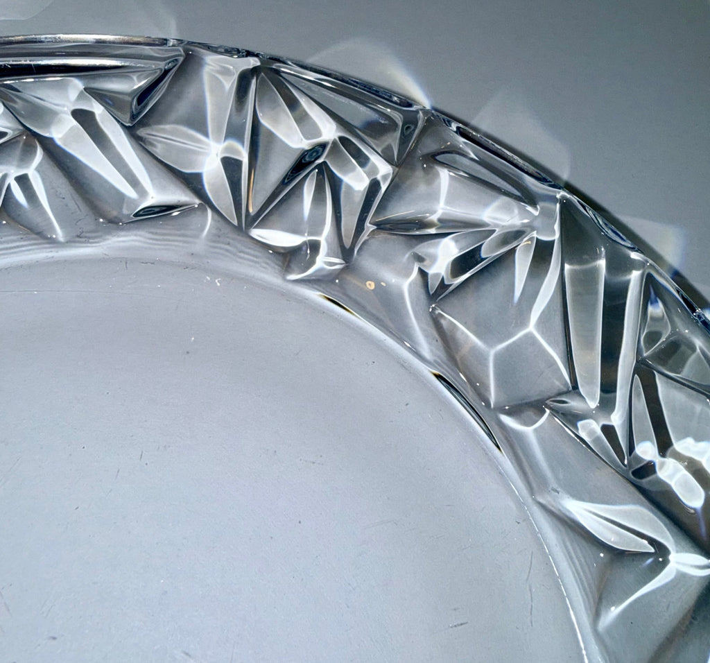 Set of Two TIFFANY & Co Rock Cut Crystal 8.5” Plates - each signed - AntiquesEtceteraSet of Two TIFFANY & Co Rock Cut Crystal 8.5” Plates - each signedElegant GlassTiffany & Co.AntiquesEtcetera