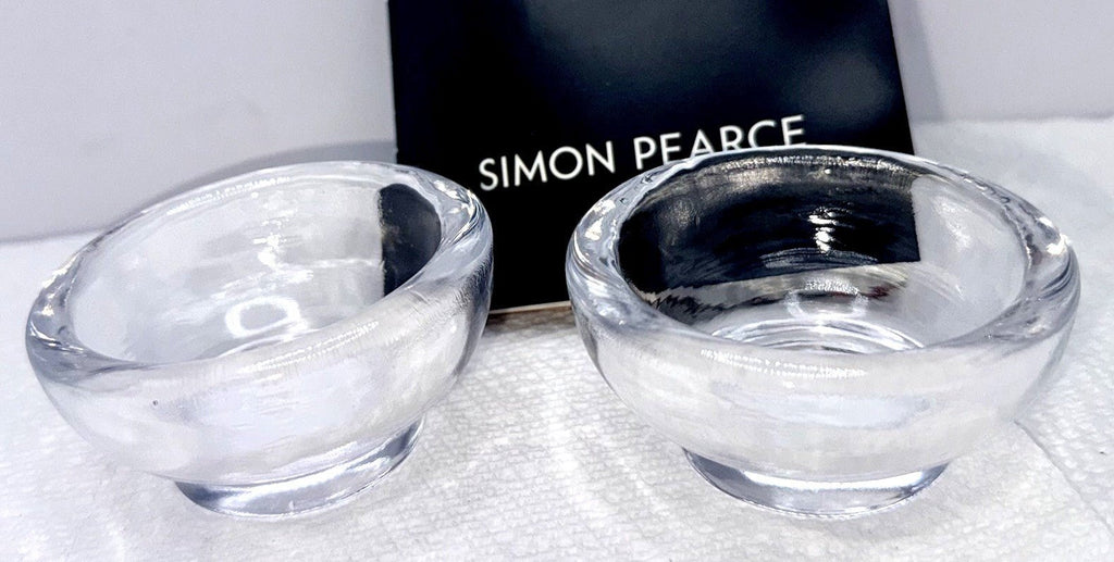 Simon Pearce ASCUTNEY Set of 2 Mini Bowls in Original Box, Signed 3" x 1 1/2" - AntiquesEtceteraSimon Pearce ASCUTNEY Set of 2 Mini Bowls in Original Box, Signed 3" x 1 1/2"Simon PearceAntiquesEtcetera