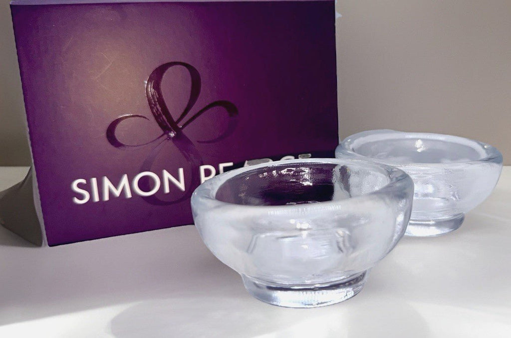 Simon Pearce ASCUTNEY Set of 2 Mini Bowls in Original Box, Signed 3" x 1 1/2" - AntiquesEtceteraSimon Pearce ASCUTNEY Set of 2 Mini Bowls in Original Box, Signed 3" x 1 1/2"Simon PearceAntiquesEtcetera