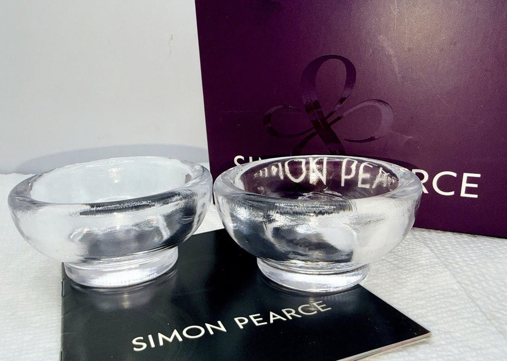 Simon Pearce ASCUTNEY Set of 2 Mini Bowls in Original Box, Signed 3" x 1 1/2" - AntiquesEtceteraSimon Pearce ASCUTNEY Set of 2 Mini Bowls in Original Box, Signed 3" x 1 1/2"Simon PearceAntiquesEtcetera