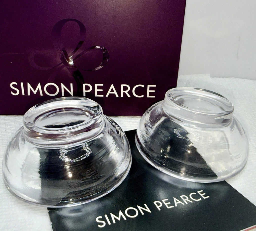 Simon Pearce ASCUTNEY Set of 2 Mini Bowls in Original Box, Signed 3" x 1 1/2" - AntiquesEtceteraSimon Pearce ASCUTNEY Set of 2 Mini Bowls in Original Box, Signed 3" x 1 1/2"Simon PearceAntiquesEtcetera