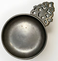 Stede Pewter Porringer Filigree Handle Horsehead Hallmark Danforth Collection - AntiquesEtceteraStede Pewter Porringer Filigree Handle Horsehead Hallmark Danforth CollectionStedeAntiquesEtcetera