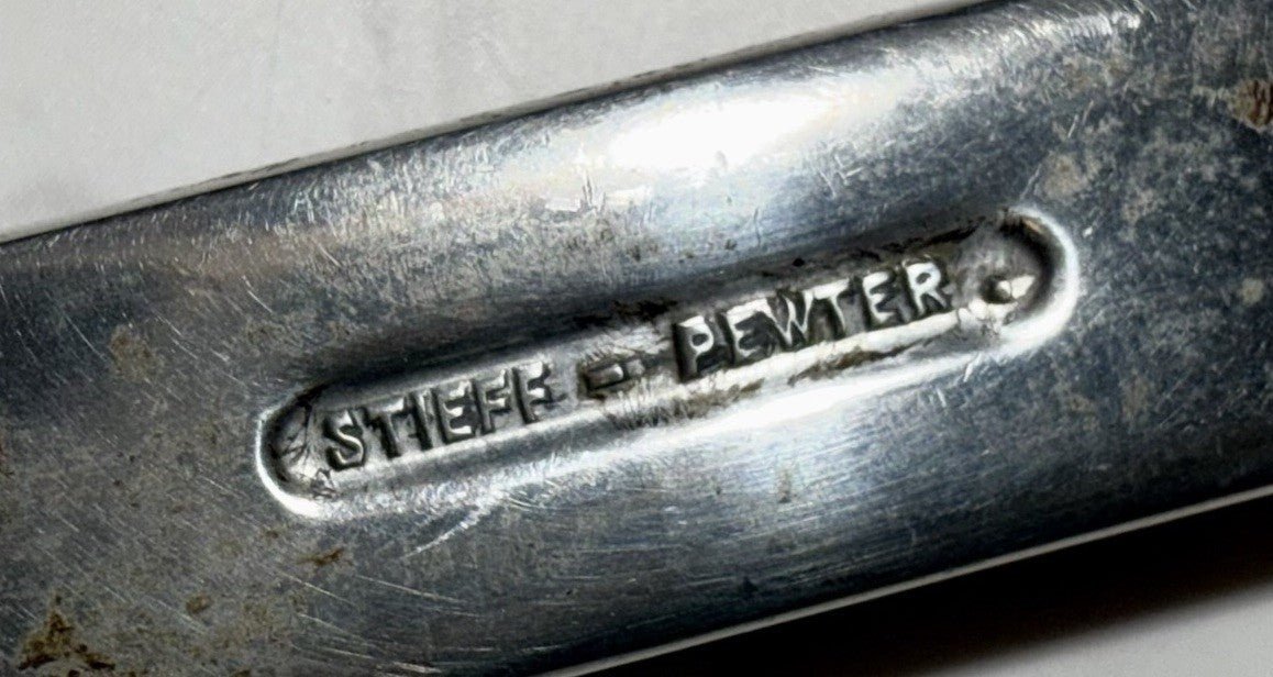 Stieff Pewter Joseph Copeland 1675 Spoon 1957 Jamestown Festival Chuckatuck 7.75 - AntiquesEtceteraStieff Pewter Joseph Copeland 1675 Spoon 1957 Jamestown Festival Chuckatuck 7.75StieffAntiquesEtcetera