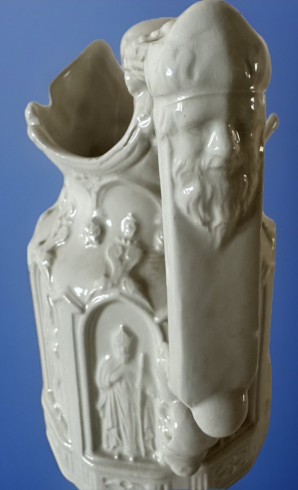 Stoneware The Apostles Pitcher Creamer Made in Italy Exquisite Detail No Damage - AntiquesEtceteraStoneware The Apostles Pitcher Creamer Made in Italy Exquisite Detail No DamageAntiquesEtceteraAntiquesEtcetera