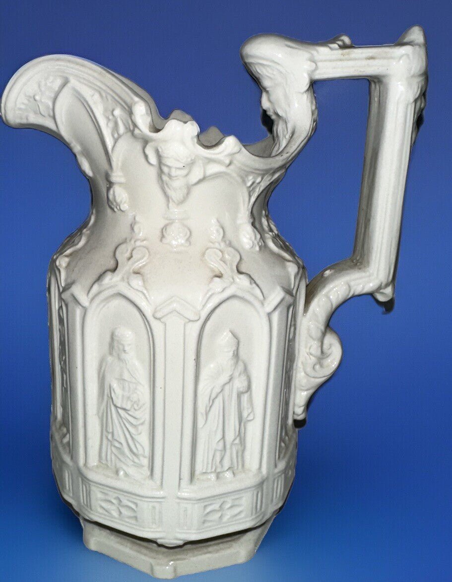 Stoneware The Apostles Pitcher Creamer Made in Italy Exquisite Detail No Damage - AntiquesEtceteraStoneware The Apostles Pitcher Creamer Made in Italy Exquisite Detail No DamageAntiquesEtceteraAntiquesEtcetera