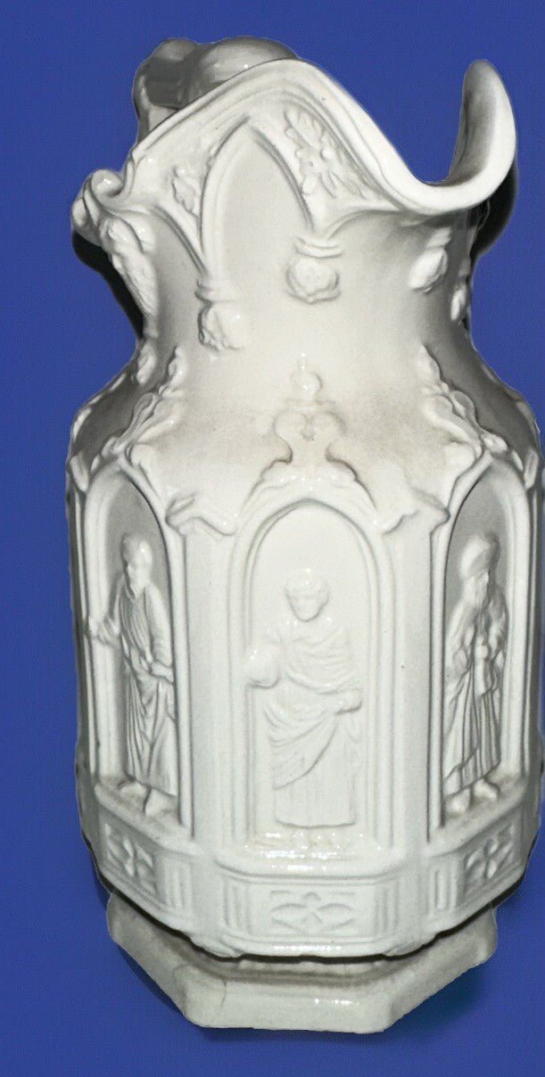 Stoneware The Apostles Pitcher Creamer Made in Italy Exquisite Detail No Damage - AntiquesEtceteraStoneware The Apostles Pitcher Creamer Made in Italy Exquisite Detail No DamageAntiquesEtceteraAntiquesEtcetera