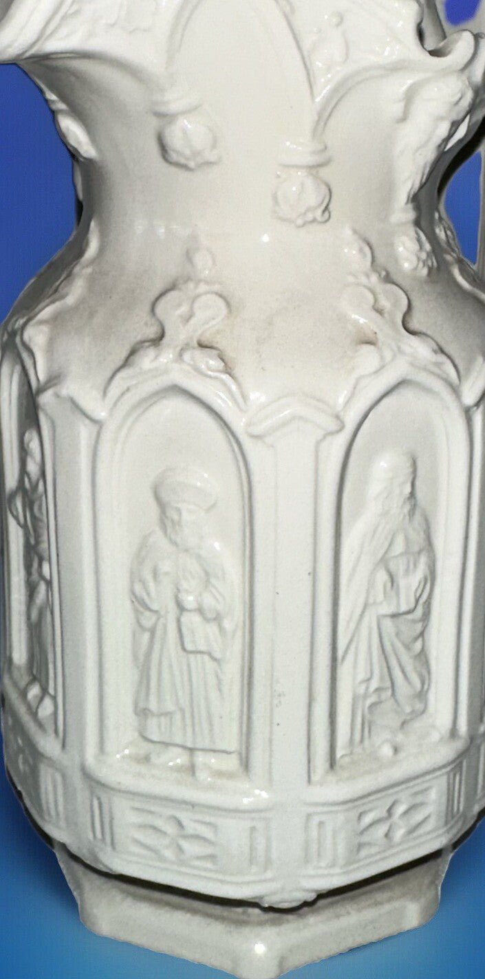 Stoneware The Apostles Pitcher Creamer Made in Italy Exquisite Detail No Damage - AntiquesEtceteraStoneware The Apostles Pitcher Creamer Made in Italy Exquisite Detail No DamageAntiquesEtceteraAntiquesEtcetera