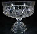 Stunning Vintage Clear Indiana Glass 8" Kings Crown Fruit Compote Pedestal Base - AntiquesEtceteraStunning Vintage Clear Indiana Glass 8" Kings Crown Fruit Compote Pedestal BaseIndiana GlassAntiquesEtcetera