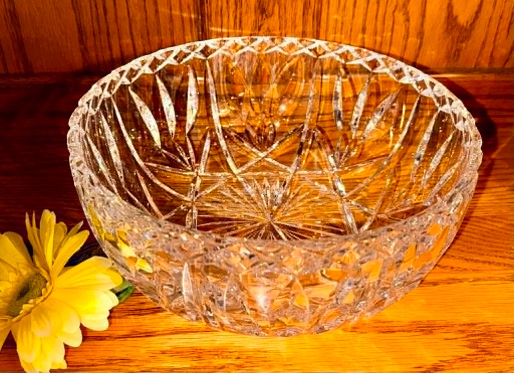 Stunning Waterford Crystal 10" Centerpiece Bowl with Tulip Garden Motif - AntiquesEtceteraStunning Waterford Crystal 10" Centerpiece Bowl with Tulip Garden MotifElegant GlassWaterfordAntiquesEtcetera