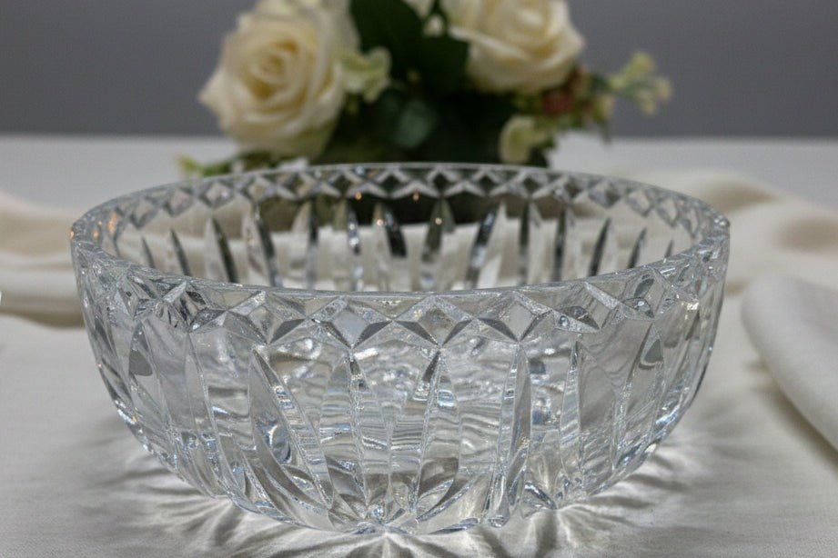 Stunning Waterford Crystal 10" Centerpiece Bowl with Tulip Garden Motif - AntiquesEtceteraStunning Waterford Crystal 10" Centerpiece Bowl with Tulip Garden MotifElegant GlassWaterfordAntiquesEtcetera