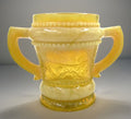Sugar Bowl Holly Motif 2 Handled Antique Opalescent Yellow Rare Color - AntiquesEtceteraSugar Bowl Holly Motif 2 Handled Antique Opalescent Yellow Rare ColorAntiquesEtceteraAntiquesEtcetera