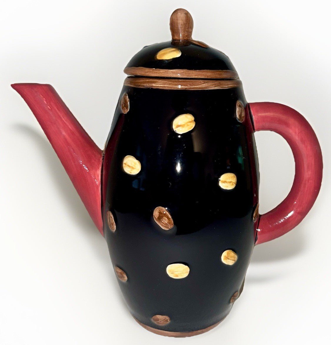 Swid Powell "Bean" Coffee or Tea Pot Set with Sugar and Creamer Charles Masson - AntiquesEtceteraSwid Powell "Bean" Coffee or Tea Pot Set with Sugar and Creamer Charles MassonSwid PowellAntiquesEtcetera