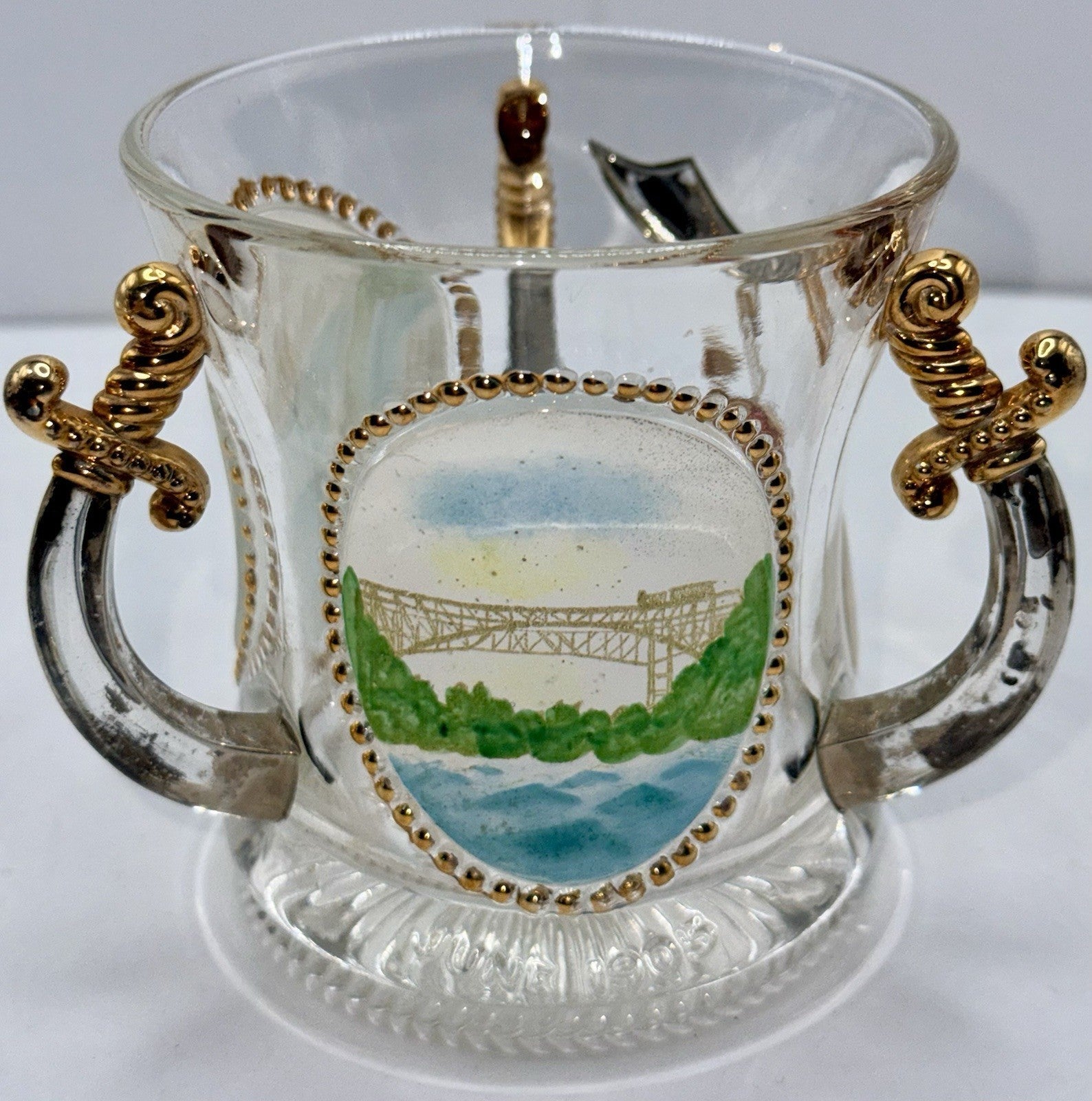 Syria Shriners 3 - Handled Glass Mug Pittsburgh Niagara Falls Gold Gilt June 1905 - AntiquesEtceteraSyria Shriners 3 - Handled Glass Mug Pittsburgh Niagara Falls Gold Gilt June 1905AntiquesEtceteraAntiquesEtcetera