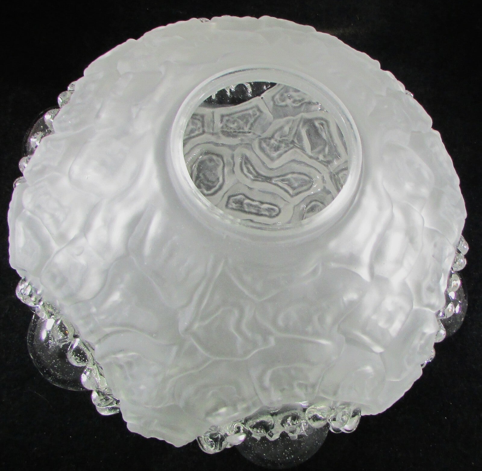 Textured Glass Ceiling Light Shade Bullseye Ceiling Mushroom Frosted Vintage - AntiquesEtceteraTextured Glass Ceiling Light Shade Bullseye Ceiling Mushroom Frosted VintageAntiquesEtceteraAntiquesEtcetera