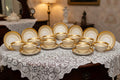 Tiffany & Co. by Minton's Gold Encrusted Cream Soup Cups & Saucers Set of 11 - AntiquesEtceteraTiffany & Co. by Minton's Gold Encrusted Cream Soup Cups & Saucers Set of 11Elegant / Collectible DinnerwareMintons for Tiffany & Co.AntiquesEtcetera