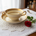 Tiffany & Co. by Minton's Gold Encrusted Cream Soup Cups & Saucers Set of 11AntiquesEtcetera2