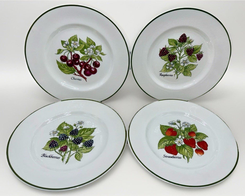Tiffany & Co NY Fruit Dessert Service for 4 Staffordshire Garden Johnson Bros. - AntiquesEtceteraTiffany & Co NY Fruit Dessert Service for 4 Staffordshire Garden Johnson Bros.Tiffany & Co.AntiquesEtcetera