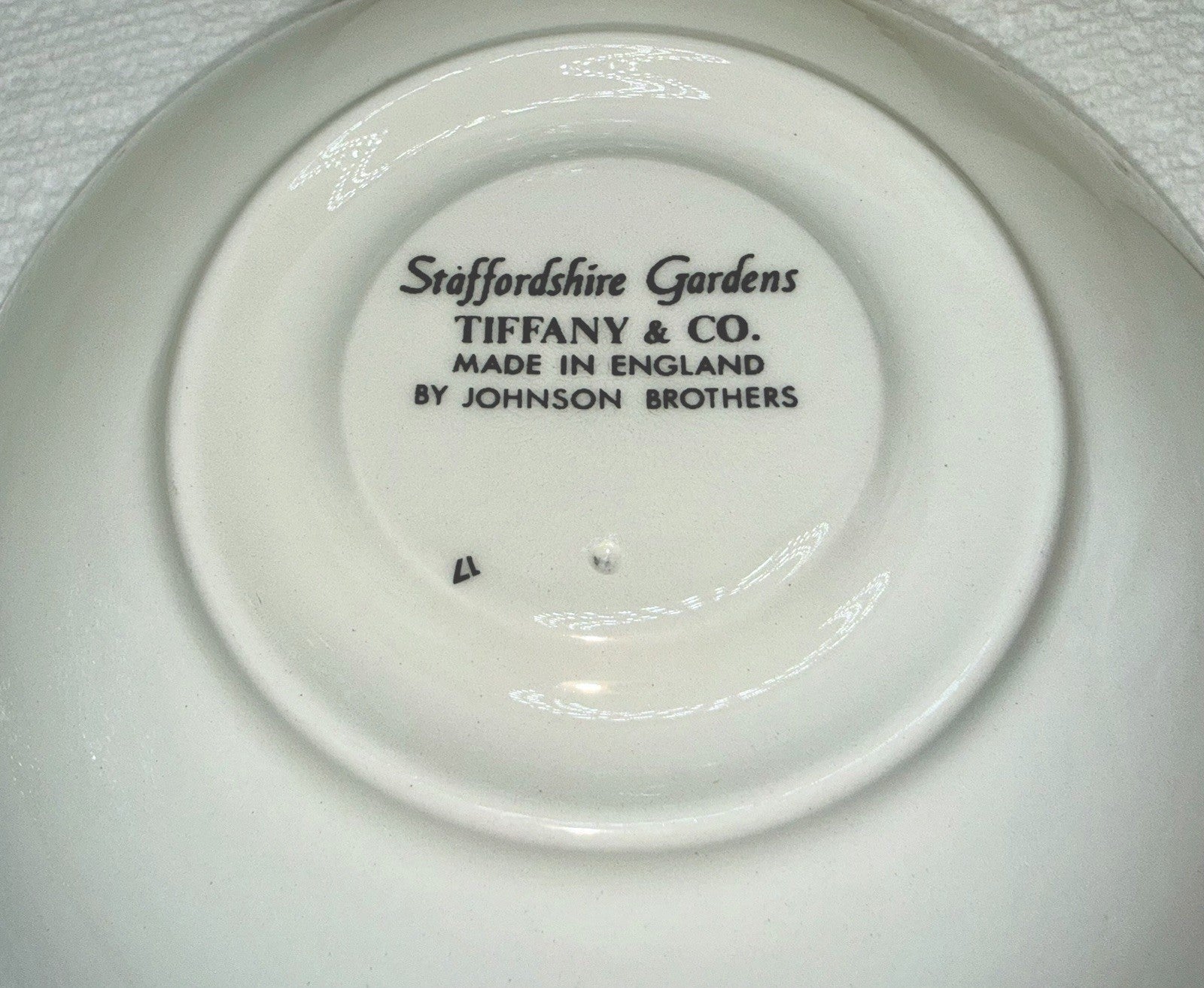 Tiffany & Co NY Fruit Dessert Service for 4 Staffordshire Garden Johnson Bros. - AntiquesEtceteraTiffany & Co NY Fruit Dessert Service for 4 Staffordshire Garden Johnson Bros.Tiffany & Co.AntiquesEtcetera