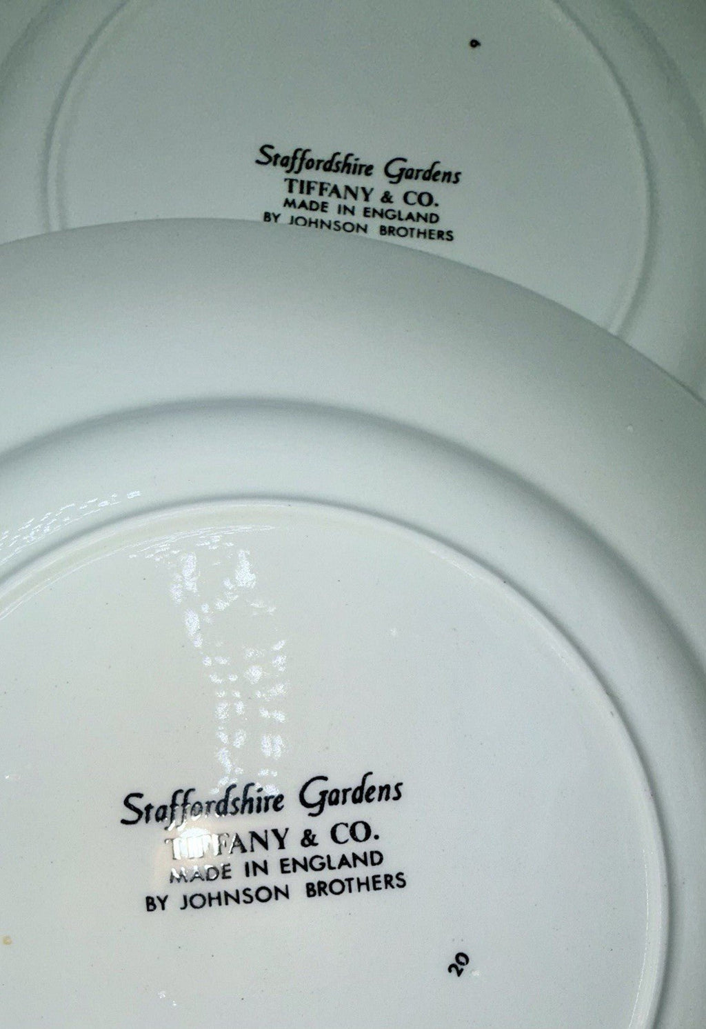 Tiffany & Co NY Fruit Dessert Staffordshire Garden Service for 4 Johnson Bros. - AntiquesEtceteraTiffany & Co NY Fruit Dessert Staffordshire Garden Service for 4 Johnson Bros.Tiffany & Co.AntiquesEtcetera