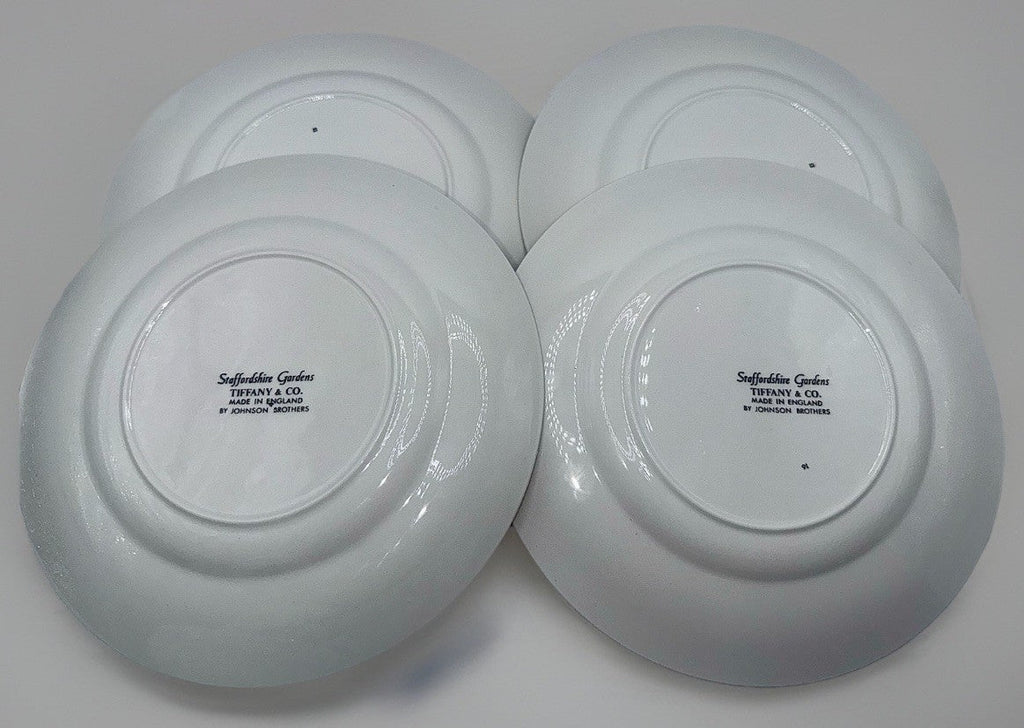 Tiffany & Co NY Fruit Staffordshire Garden Dessert Service for 4 Johnson Bros. - AntiquesEtceteraTiffany & Co NY Fruit Staffordshire Garden Dessert Service for 4 Johnson Bros.Tiffany & Co.AntiquesEtcetera