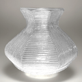 Unusual Hexagonal Glass Lamp Shade Textured Geometric Vertical Horizontal 6" Rim - AntiquesEtceteraUnusual Hexagonal Glass Lamp Shade Textured Geometric Vertical Horizontal 6" RimUnbrandedAntiquesEtcetera