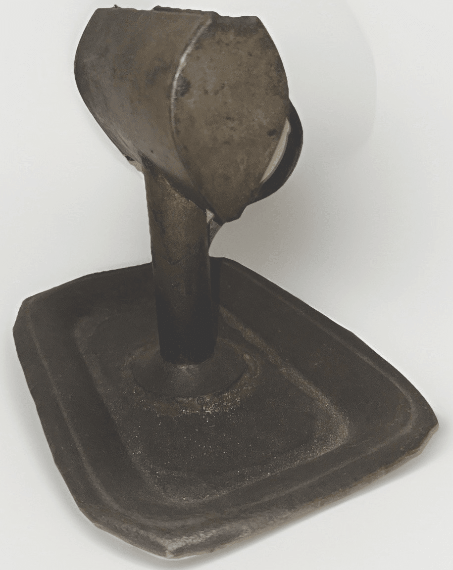 Unusual Primitive Lard Whale Oil Hand Lamp w/ Large Drip Catcher Tray Base 1700s - AntiquesEtceteraUnusual Primitive Lard Whale Oil Hand Lamp w/ Large Drip Catcher Tray Base 1700sAntiqueAntiquesEtcetera