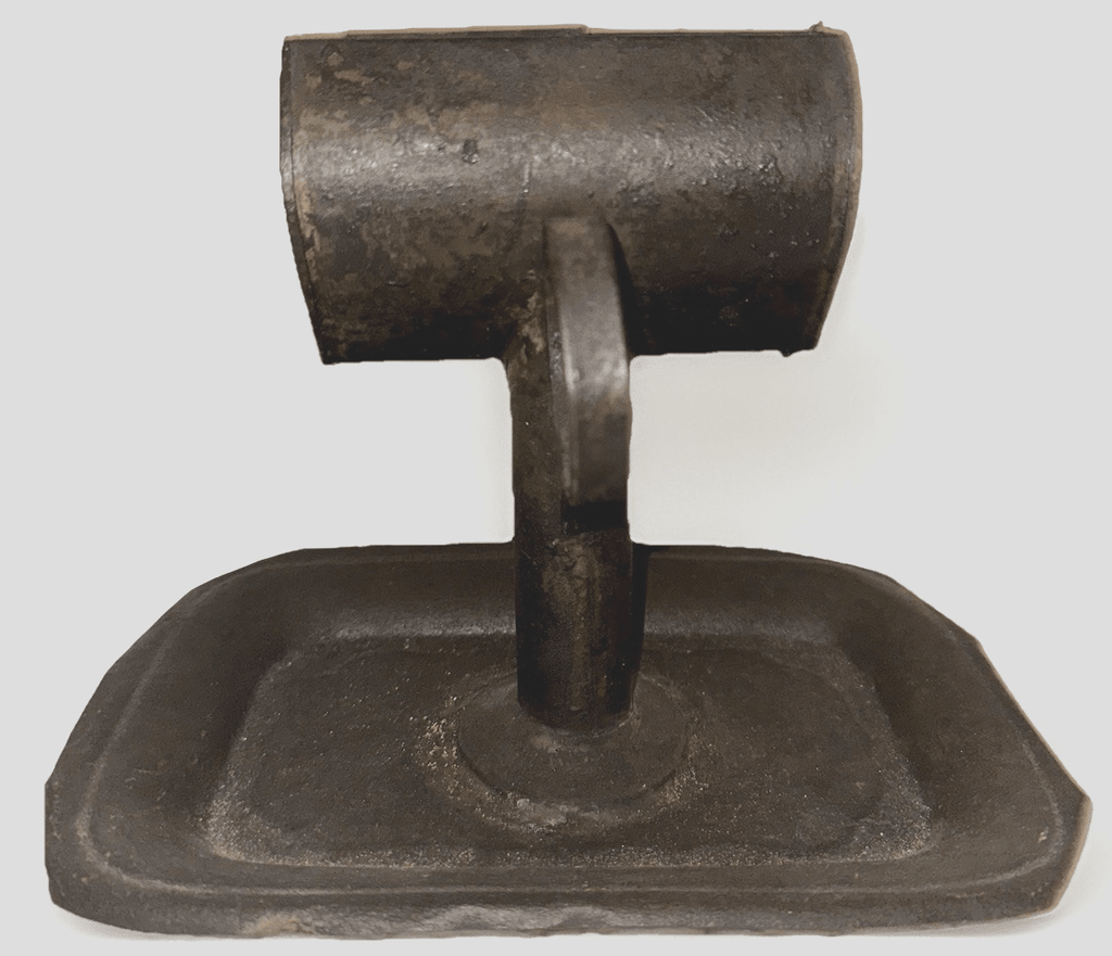 Unusual Primitive Lard Whale Oil Hand Lamp w/ Large Drip Catcher Tray Base 1700s - AntiquesEtceteraUnusual Primitive Lard Whale Oil Hand Lamp w/ Large Drip Catcher Tray Base 1700sAntiqueAntiquesEtcetera