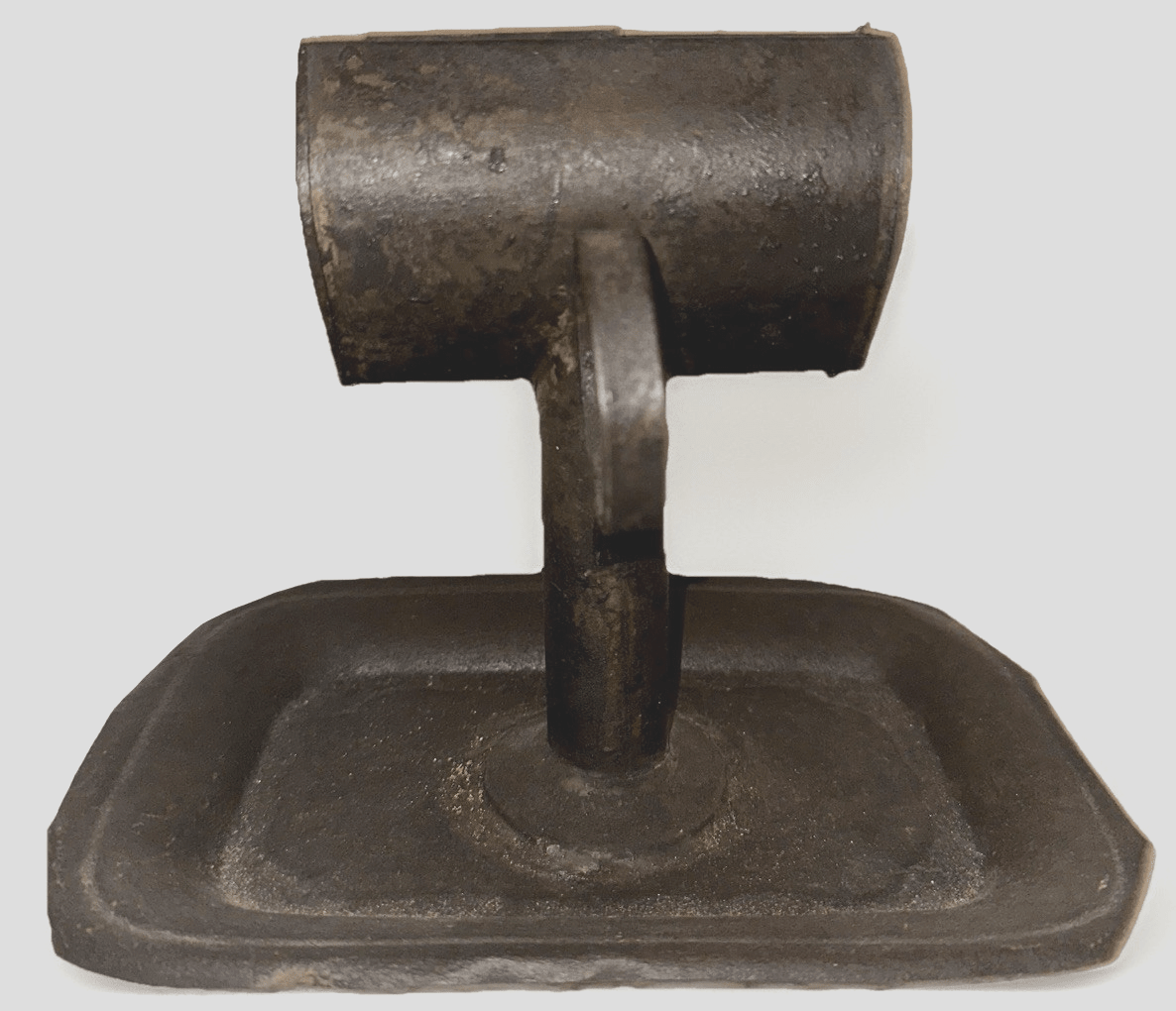 Unusual Primitive Lard Whale Oil Hand Lamp w/ Large Drip Catcher Tray Base 1700s - AntiquesEtceteraUnusual Primitive Lard Whale Oil Hand Lamp w/ Large Drip Catcher Tray Base 1700sAntiqueAntiquesEtcetera