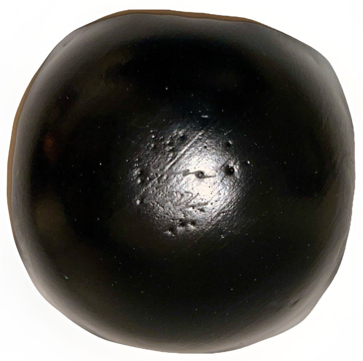 Unusual Signed "len" Pottery Bowl Square Form Black and White - AntiquesEtceteraUnusual Signed "len" Pottery Bowl Square Form Black and Whitelen - signedAntiquesEtcetera