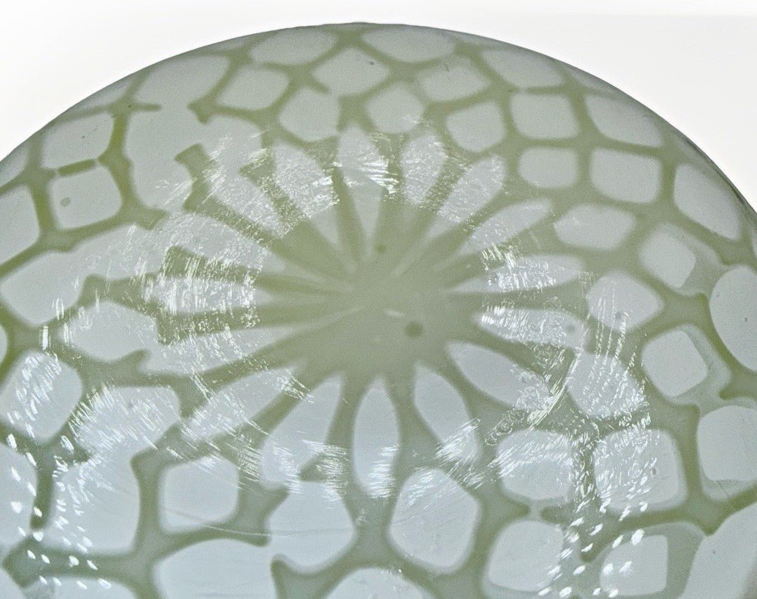 Victorian Cased Glass Bride's Basket Bowl Yellow Satin Floral & Basketweave - AntiquesEtceteraVictorian Cased Glass Bride's Basket Bowl Yellow Satin Floral & BasketweaveAntiquesEtceteraAntiquesEtcetera