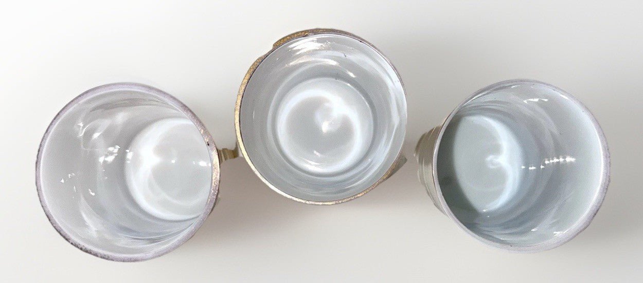 Victorian Cherub Motif Water Set Art Glass Wave Crest Style Pitcher & 3 Tumblers - AntiquesEtceteraVictorian Cherub Motif Water Set Art Glass Wave Crest Style Pitcher & 3 TumblersAntiquesEtceteraAntiquesEtcetera