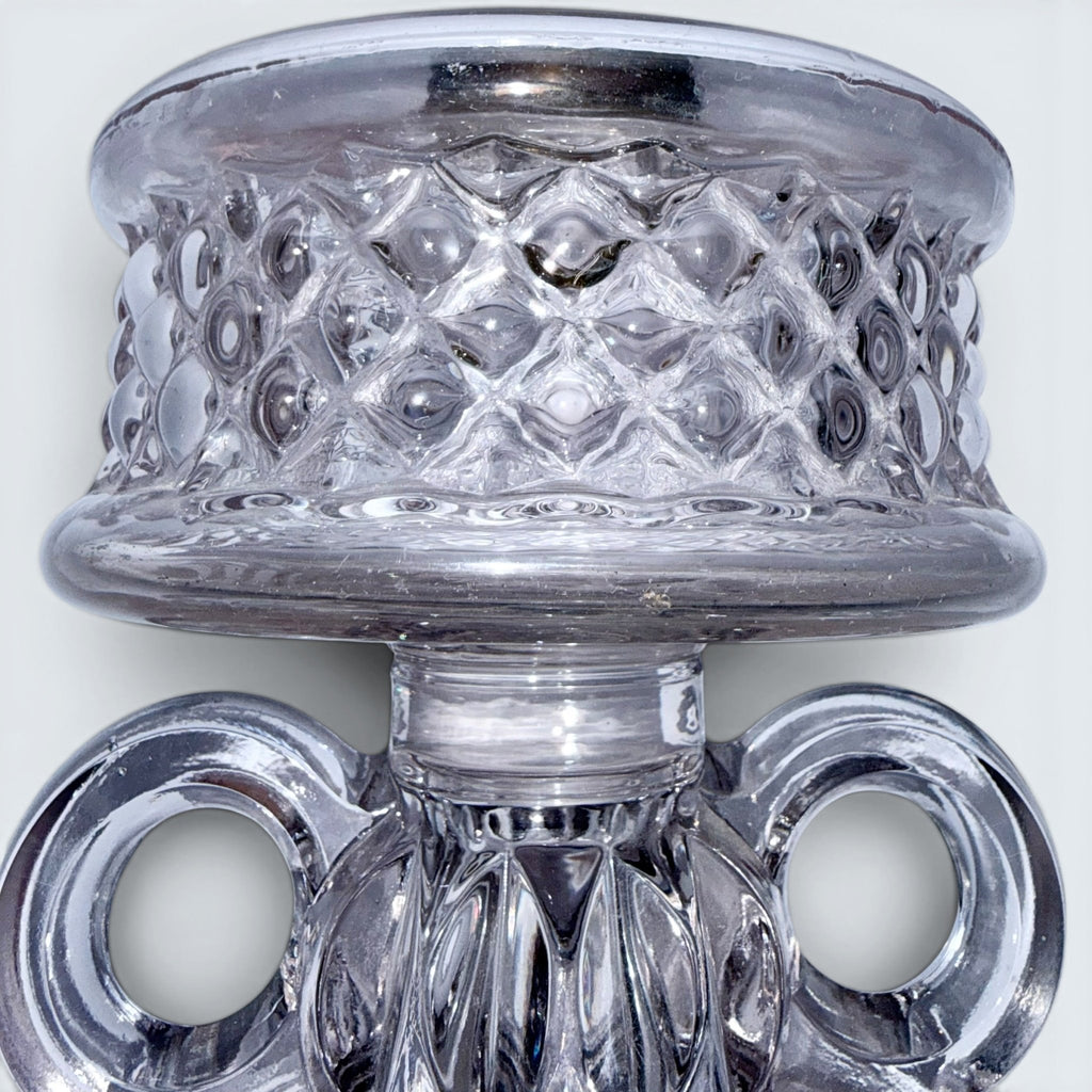 Victorian Oil Lamp Wedding / Bridal Double Handle Unity Lamp Stunning Diamond Point Motif with Petticoat Chimney - AntiquesEtceteraVictorian Oil Lamp Wedding / Bridal Double Handle Unity Lamp Stunning Diamond Point Motif with Petticoat ChimneyAntique LightingAntiquesEtceteraAntiquesEtcetera